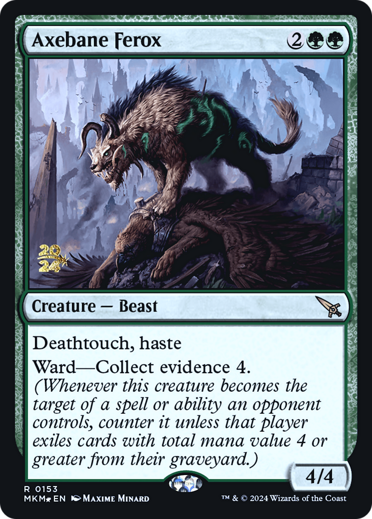 Axebane Ferox - Murders at Karlov Manor Promos Foil