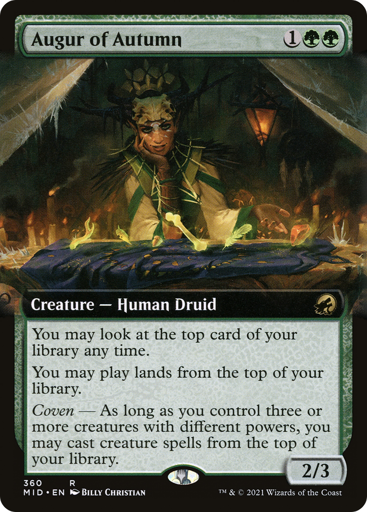 Augur of Autumn (Extended Art) - Innistrad: Midnight Hunt: (Extended Art)
