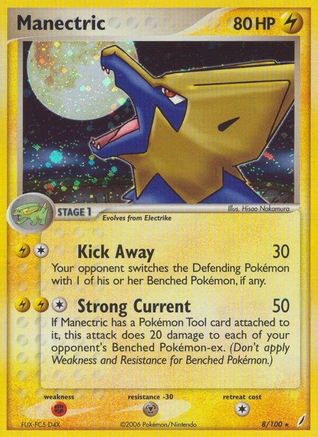 Manectric - 8/100 [EX Crystal Guardians] - Reverse Holofoil
