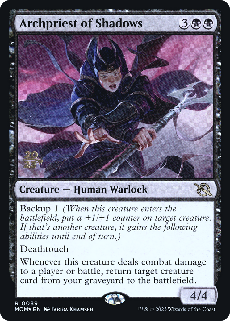 Archpriest of Shadows - March of the Machine Promos Foil