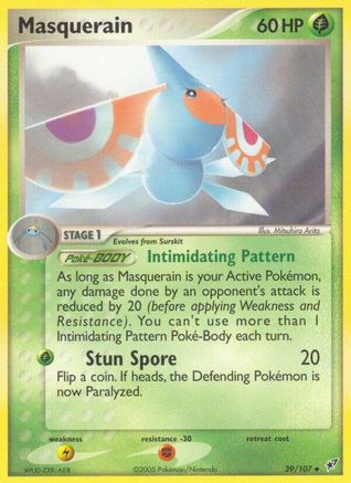 Masquerain - 39/107 [Deoxys] - Reverse Holofoil