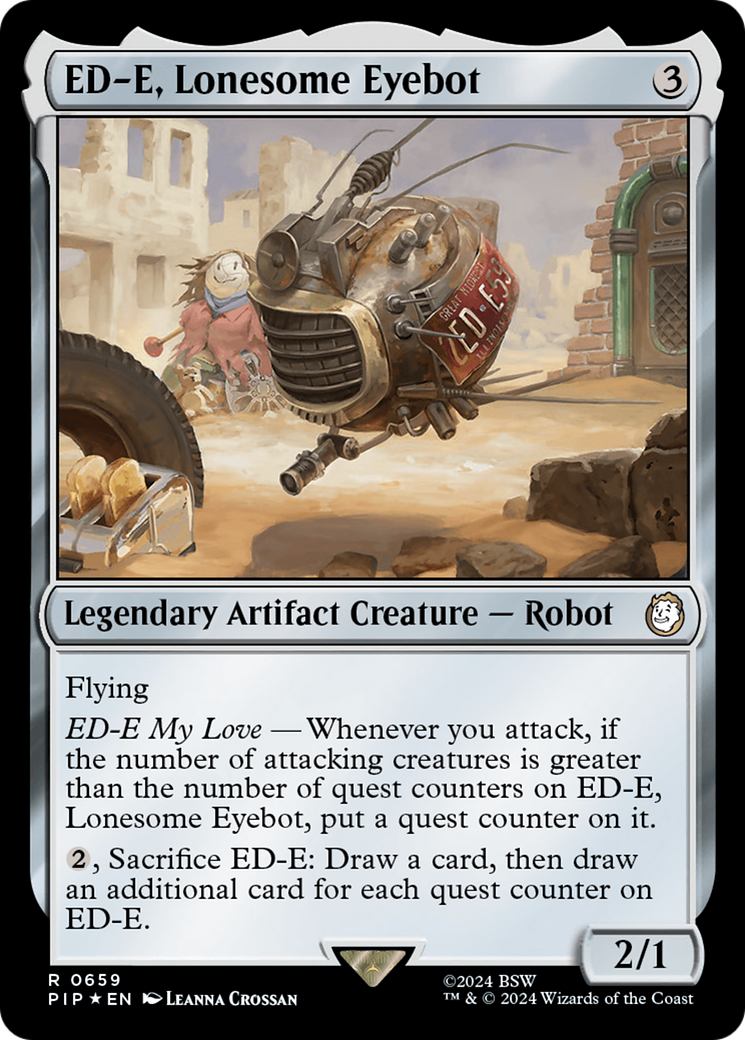 ED-E, Lonesome Eyebot (Surge Foil) [Fallout] Foil