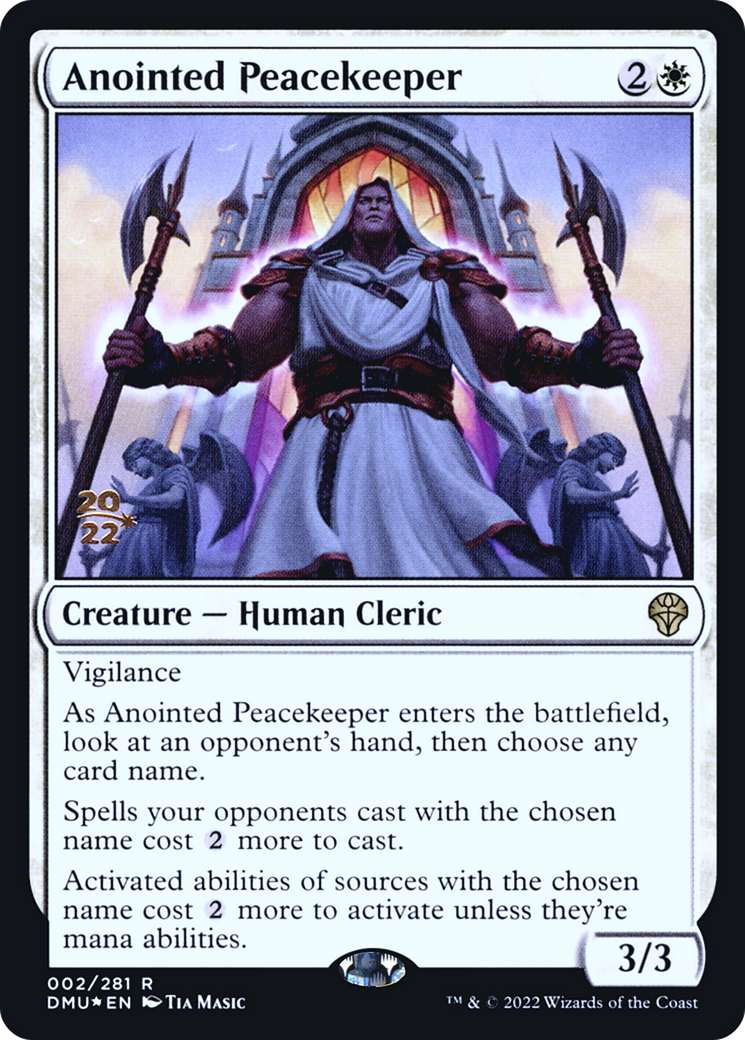 Anointed Peacekeeper - Dominaria United Promos Foil