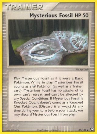 Mysterious Fossil - 85/108 [Power Keepers] - Reverse Holofoil