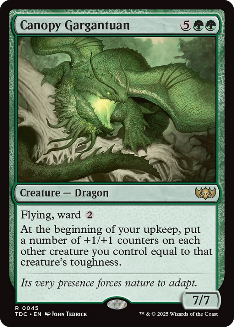 Canopy Gargantuan - Commander: Tarkir: Dragonstorm
