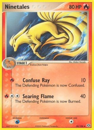 Ninetales [Emerald]  - Reverse Holofoil