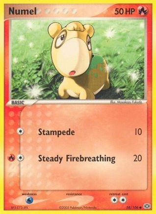 Numel 058/106 [Emerald]  - Reverse Holofoil