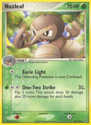Nuzleaf - 43/107 [Deoxys] - Reverse Holofoil
