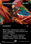 Dragonback Assault (Borderless): (Showcase, enchantment) [Tarkir: Dragonstorm]