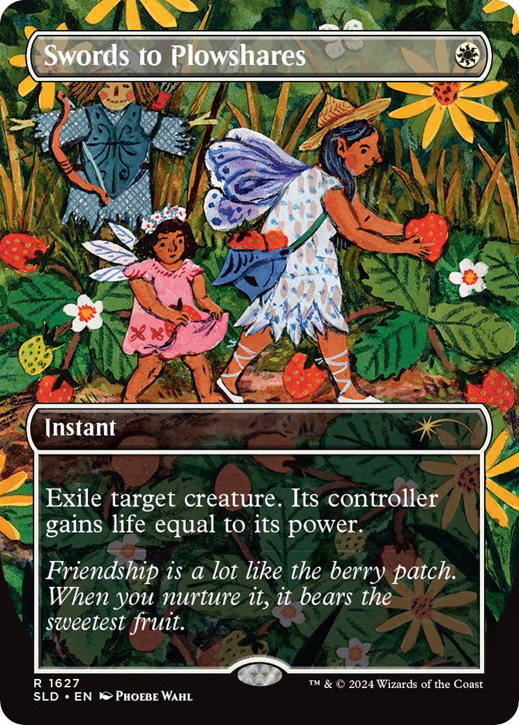 Swords to Plowshares (1627) [Secret Lair Drop] (Borderless)
