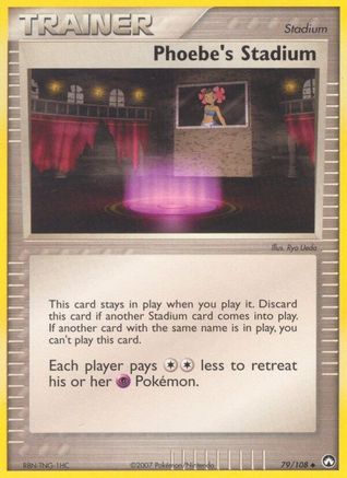 Phoebe's Stadium - 79/108 [Power Keepers] - Reverse Holofoil