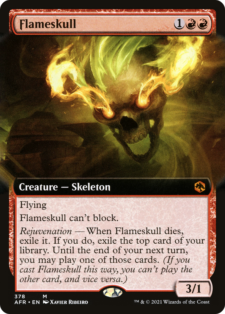 Flameskull (Extended Art): (Extended Art) [Adventures in the Forgotten Realms]