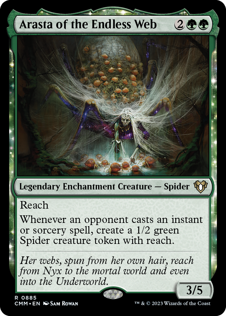 Arasta of the Endless Web - Commander Masters: (enchantment)