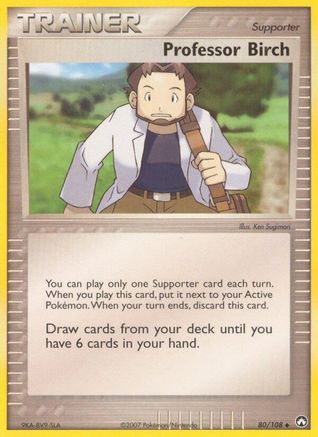 Professor Birch - 80/108 [Power Keepers] - Reverse Holofoil