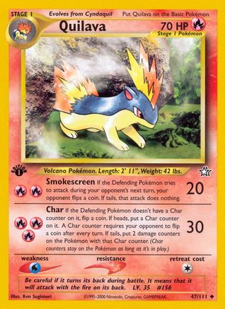 Quilava - 47/111 [WOTC Neo Genesis] - 1st Edition