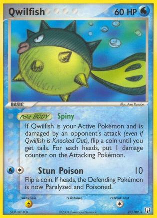Qwilfish 027 [Team Rocket Returns]  - Reverse Holofoil