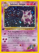 Sabrina's Gengar 014  - Unlimited Holofoil Gym Heroes - Holo Rare
