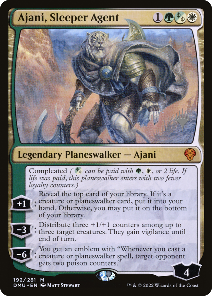Ajani, Sleeper Agent - Dominaria United Promos