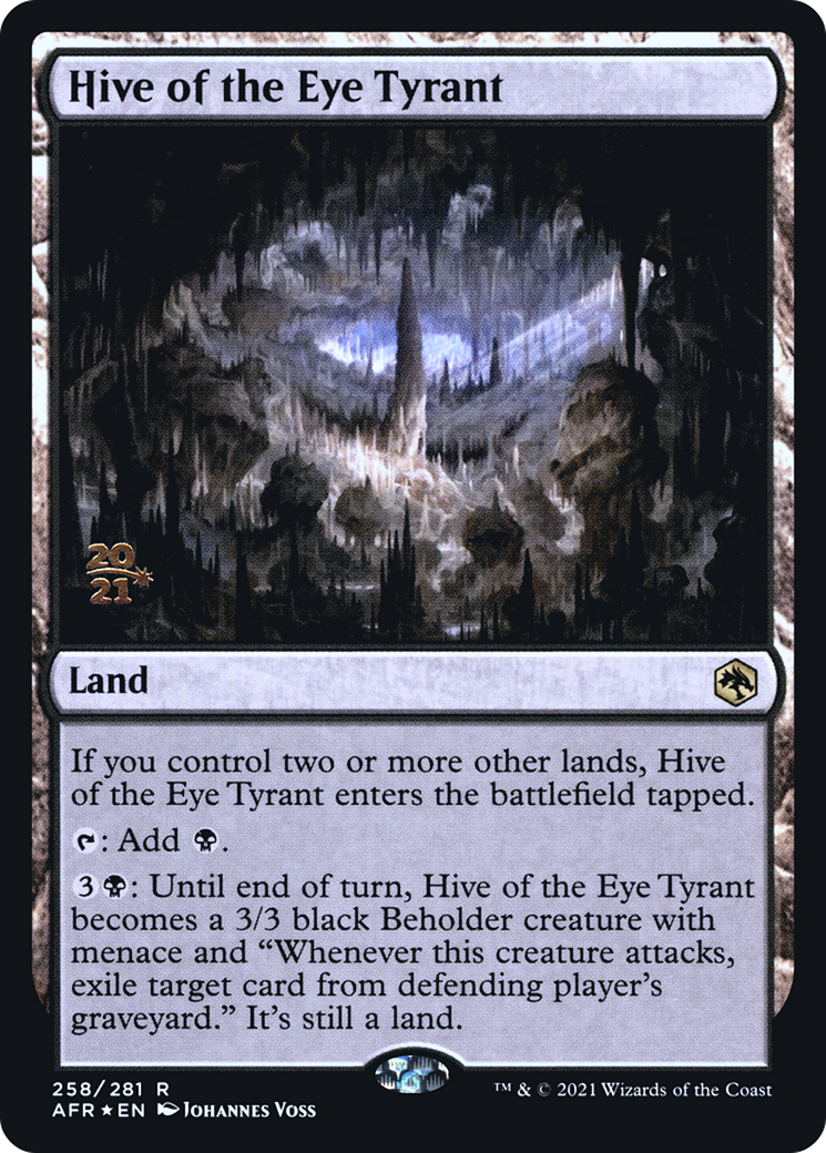 Hive of the Eye Tyrant [Adventures in the Forgotten Realms Promos] Foil