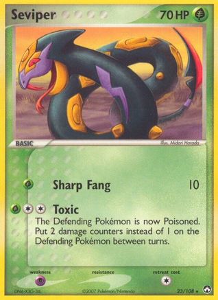 Seviper - 23/108 [Power Keepers] - Reverse Holofoil