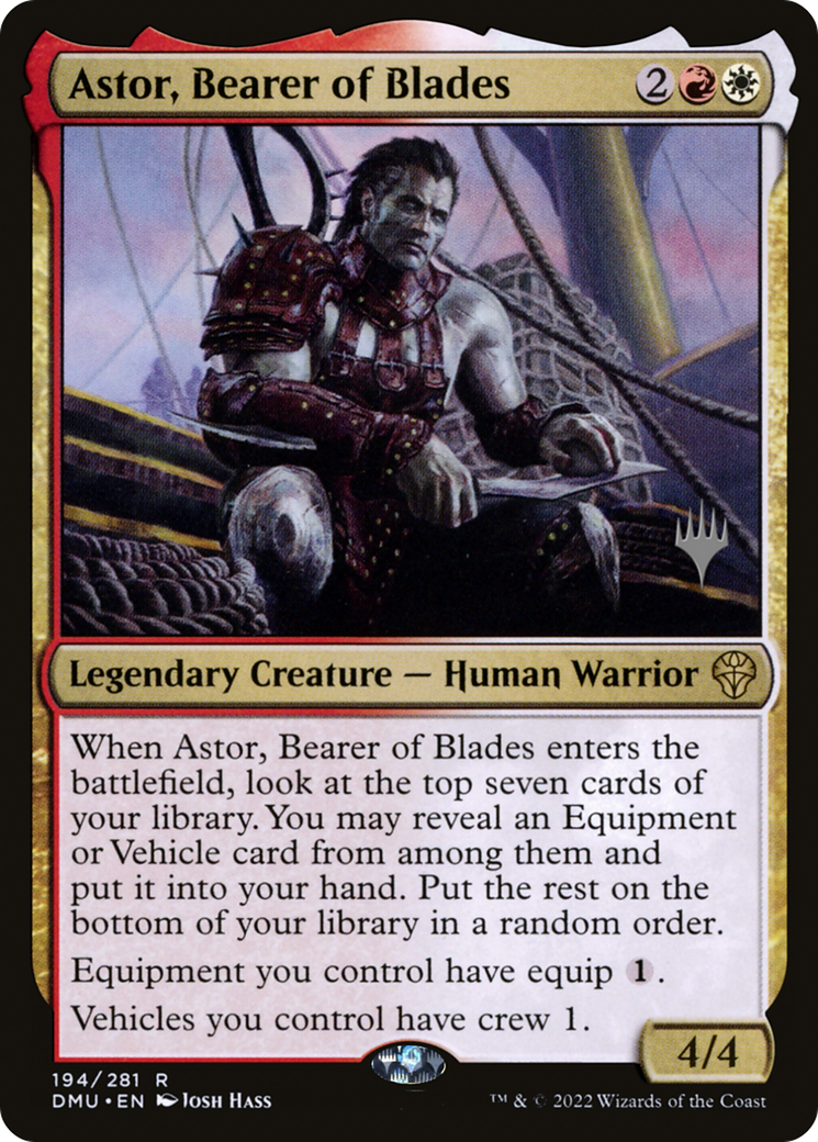 Astor, Bearer of Blades - Dominaria United Promos