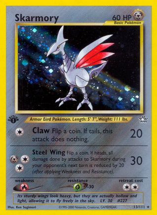 Skarmory - 13/111 [WOTC Neo Genesis] - 1st Edition Holofoil