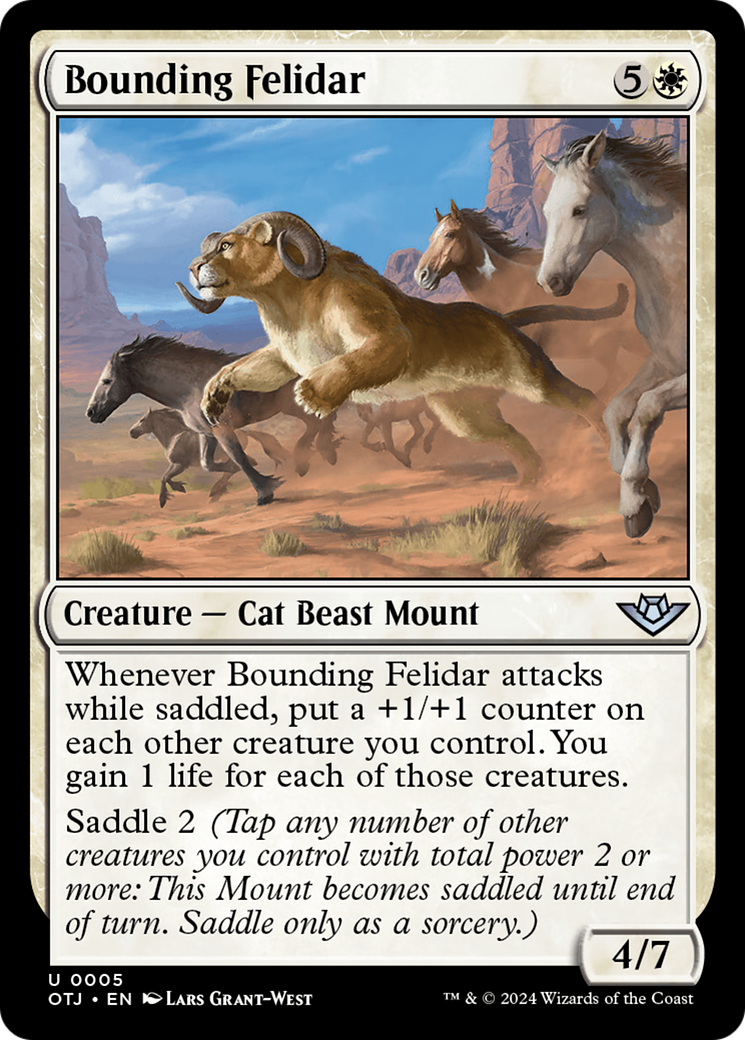 Bounding Felidar - Outlaws of Thunder Junction