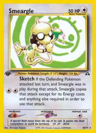 Smeargle (30) (30) 030 [Neo Discovery]  - 1st Edition