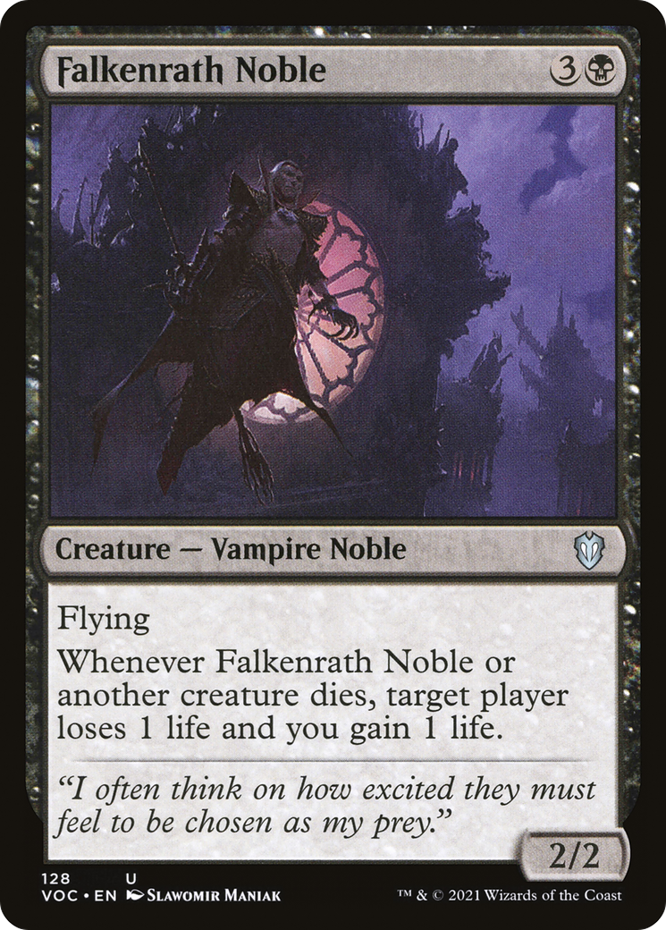Falkenrath Noble [Crimson Vow Commander]