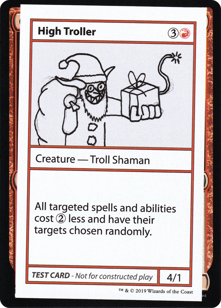High Troller (No PW Symbol) [Mystery Booster Playtest Cards 2021]