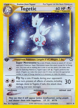 Togetic - 16/111 [WOTC Neo Genesis] - 1st Edition Holofoil