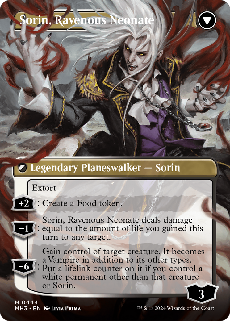 sorin markov card sleeves Sorin of House Markov // Sorin, Ravenous Neonate (Borderless) [Modern