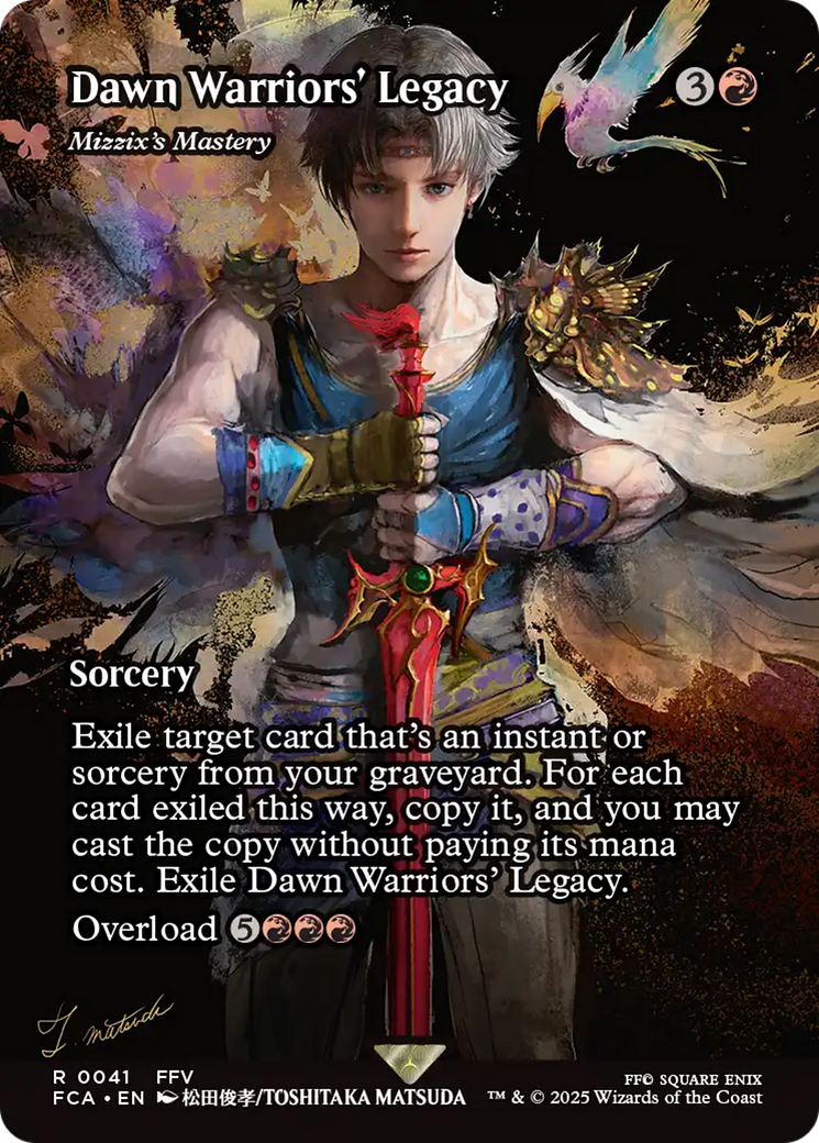 Dawn Warriors' Legacy - Mizzix's Mastery (Showcase) (Borderless) [FINAL FANTASY: Through the Ages] / Dawn Warriors' Legacy
