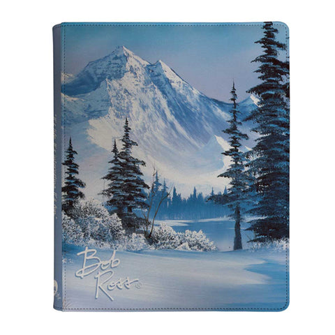 Binder: PRO 9-Pocket Zippered- Bob Ross Winter Paradise