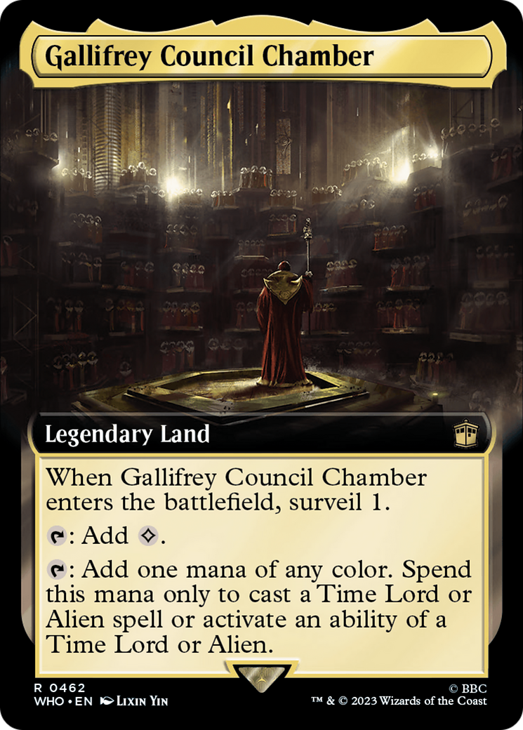 Gallifrey Council Chamber (Extended Art): (Extended Art) [Doctor Who]