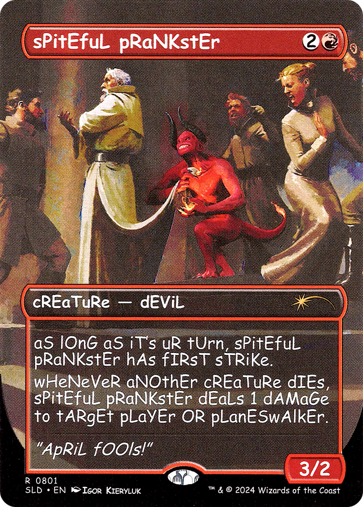 sPitEfuL pRaNKstEr [Secret Lair Drop] (Borderless)