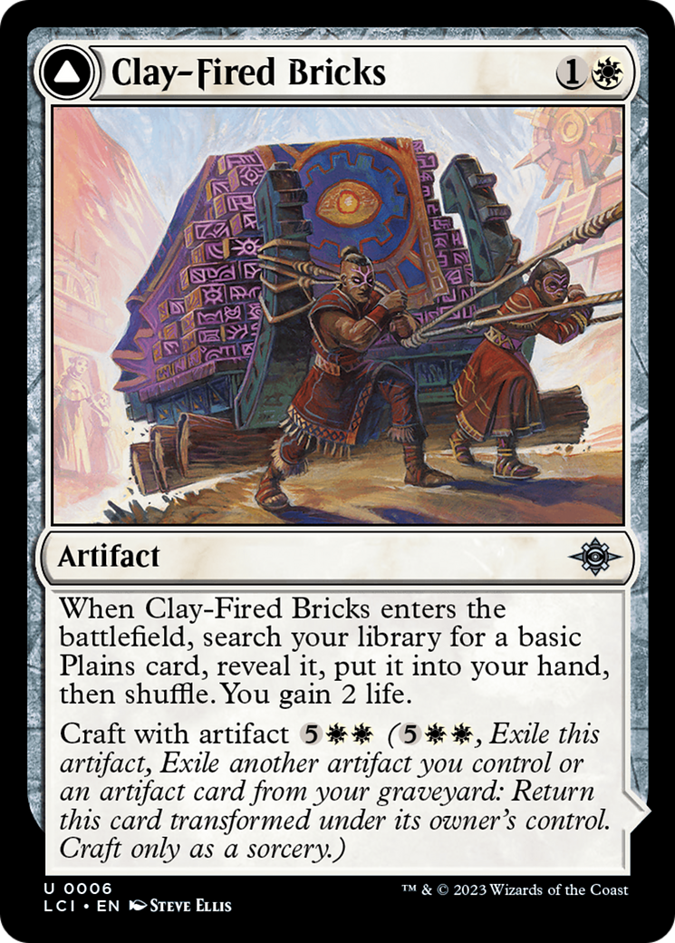 Clay-Fired Bricks [The Lost Caverns of Ixalan]