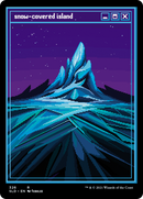 Snow-Covered Island (PixelSnowLands.jpg) [Secret Lair Drop]