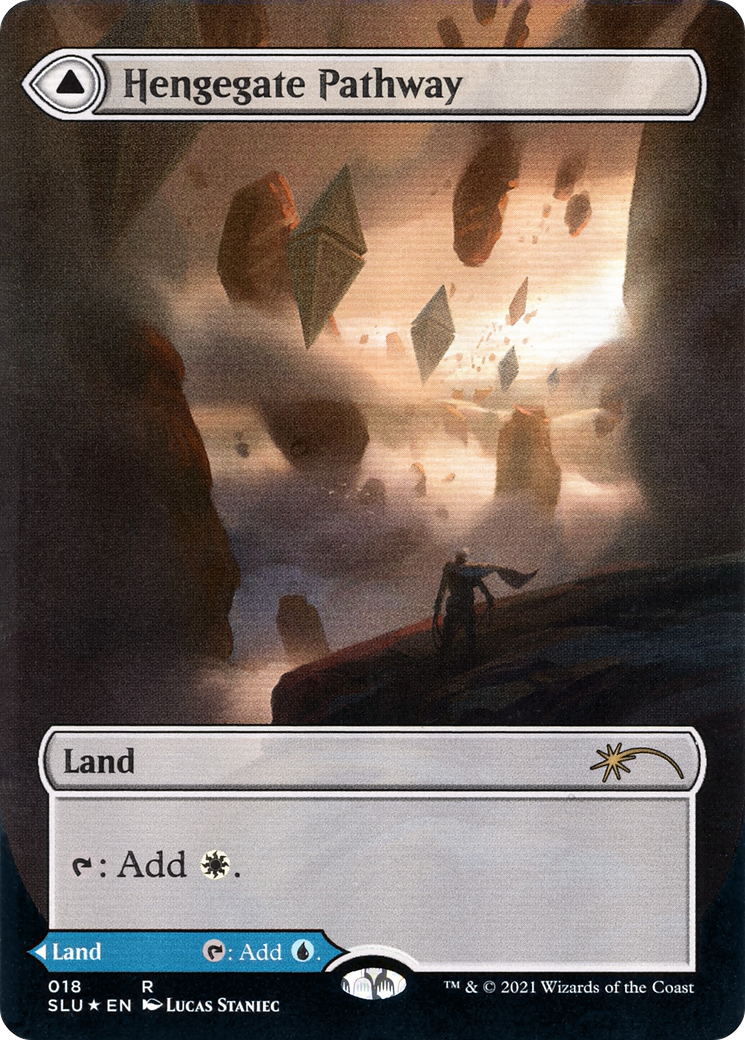 Hengegate Pathway (Borderless): (Showcase) (Borderless) [Secret Lair: Ultimate Edition] Foil