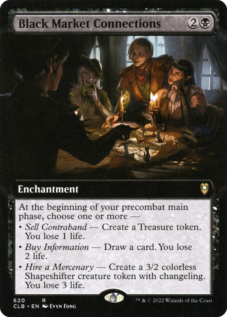 Black Market Connections (Extended Art) - Commander Legends: Battle for Baldur's Gate: (Extended Art)