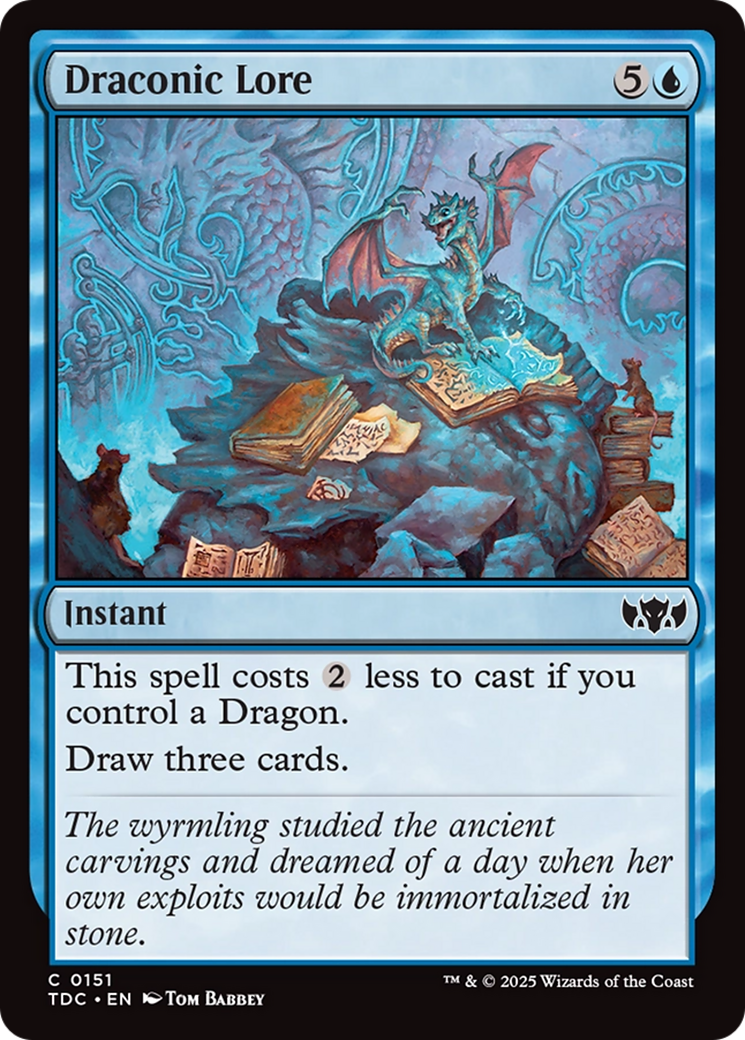 Draconic Lore [Commander: Tarkir: Dragonstorm]