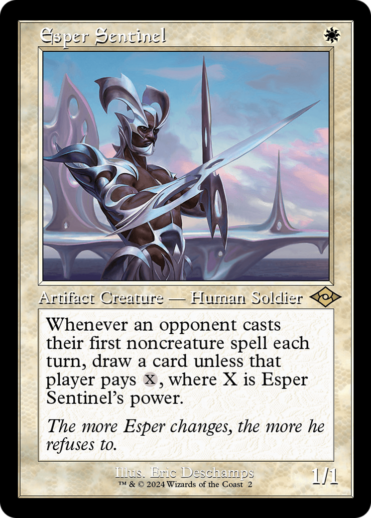 Esper Sentinel (Retro Frame) [Modern Horizons 2 Timeshifts]