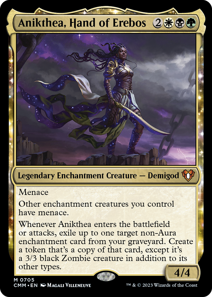 Anikthea, Hand of Erebos - Commander Masters: (enchantment) Foil