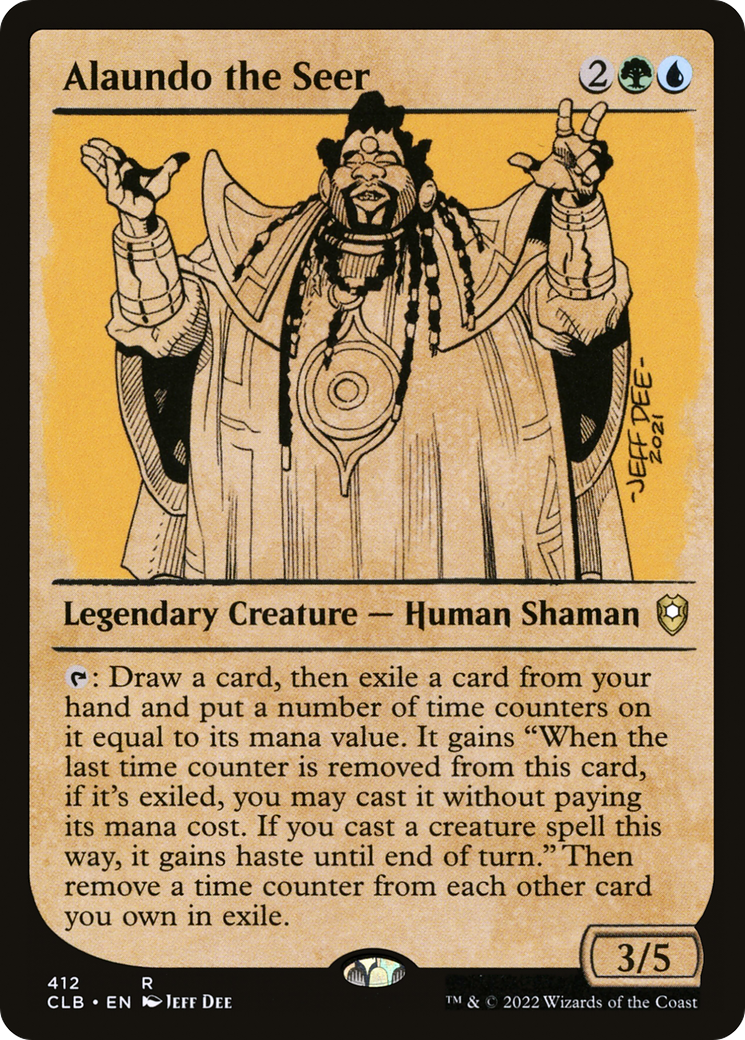 Alaundo the Seer (Showcase) - Commander Legends: Battle for Baldur's Gate: (Showcase)