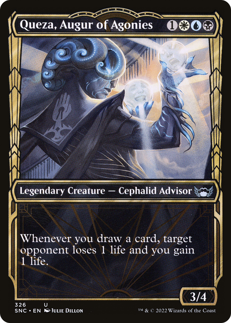 Queza, Augur of Agonies (Showcase) - [Streets of New Capenna]: (Showcase)