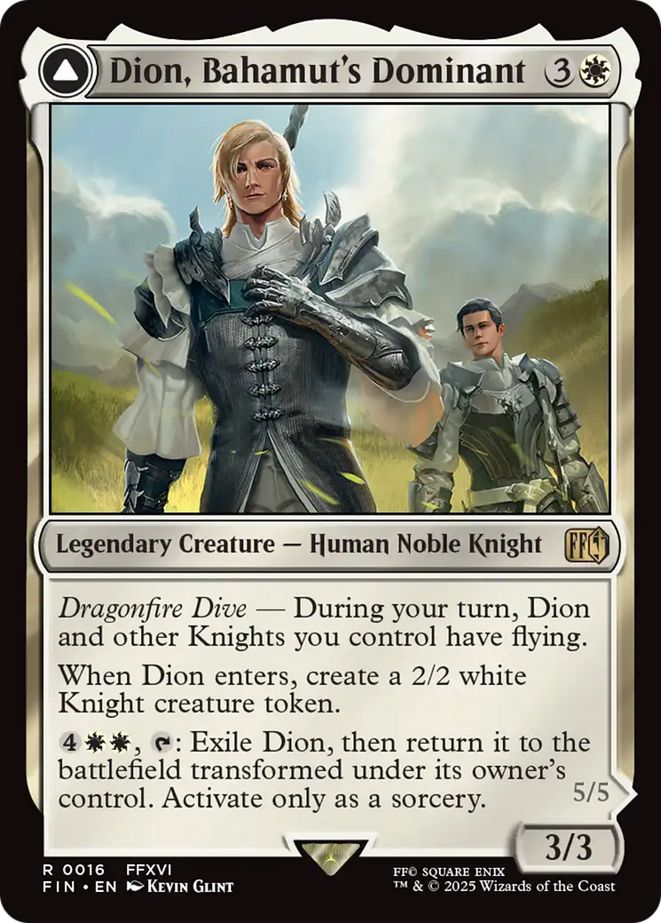 Dion, Bahamut's Dominant: (enchantment) [FINAL FANTASY]