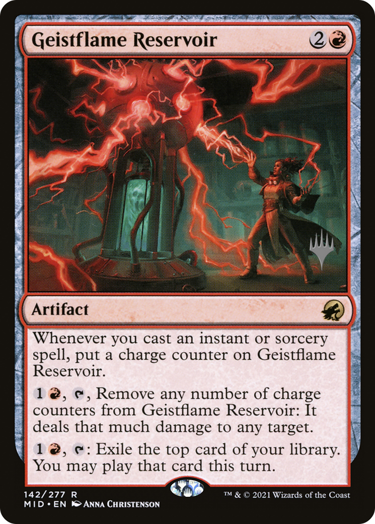 Geistflame Reservoir [Innistrad: Midnight Hunt Promos]