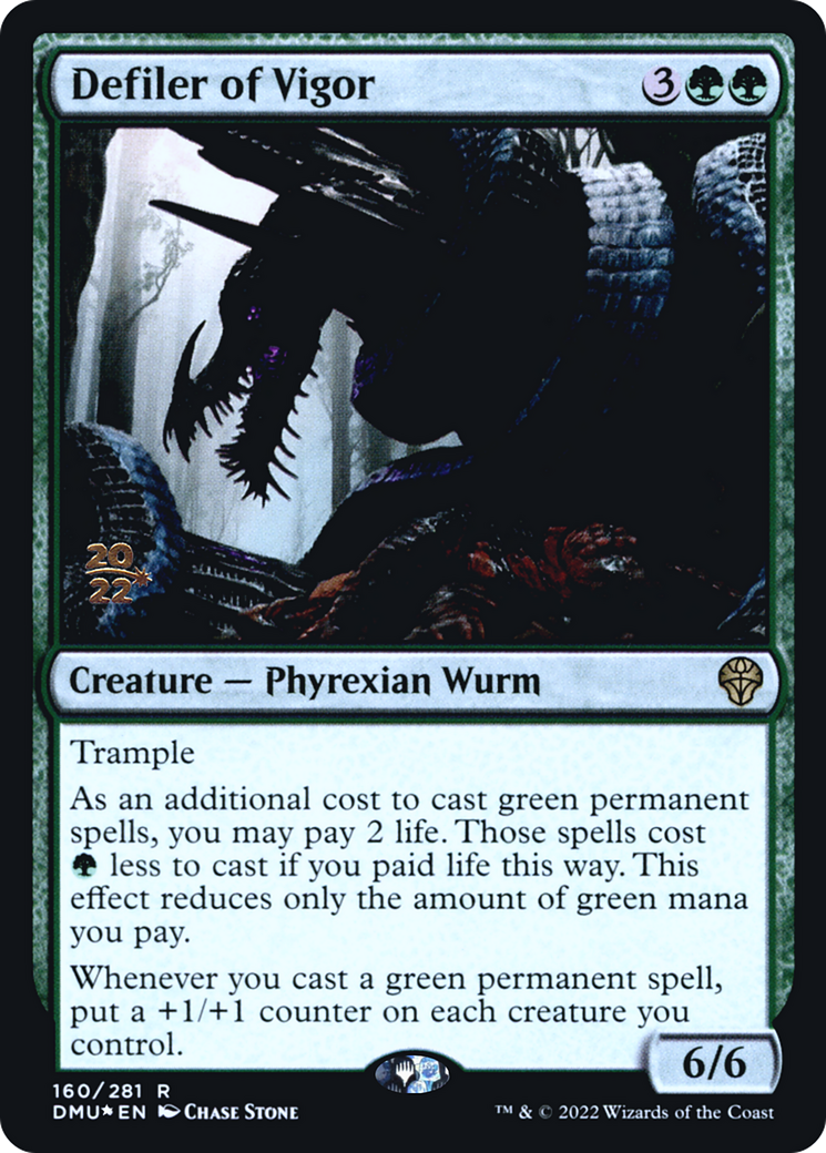 Defiler of Vigor [Dominaria United Promos] Foil