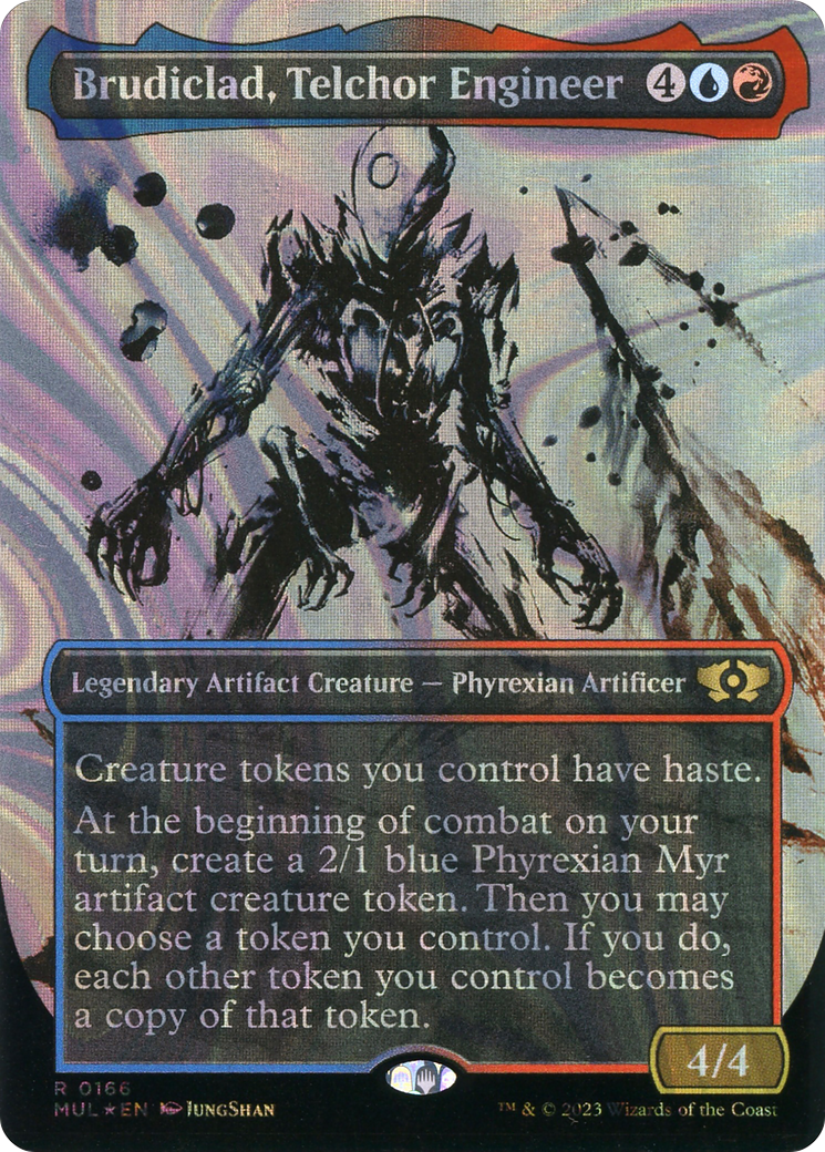 Brudiclad, Telchor Engineer (Halo Foil) - Multiverse Legends: (Showcase) (Borderless) Foil