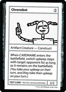 Chronobot (No PW Symbol) - Mystery Booster Playtest Cards 2021
